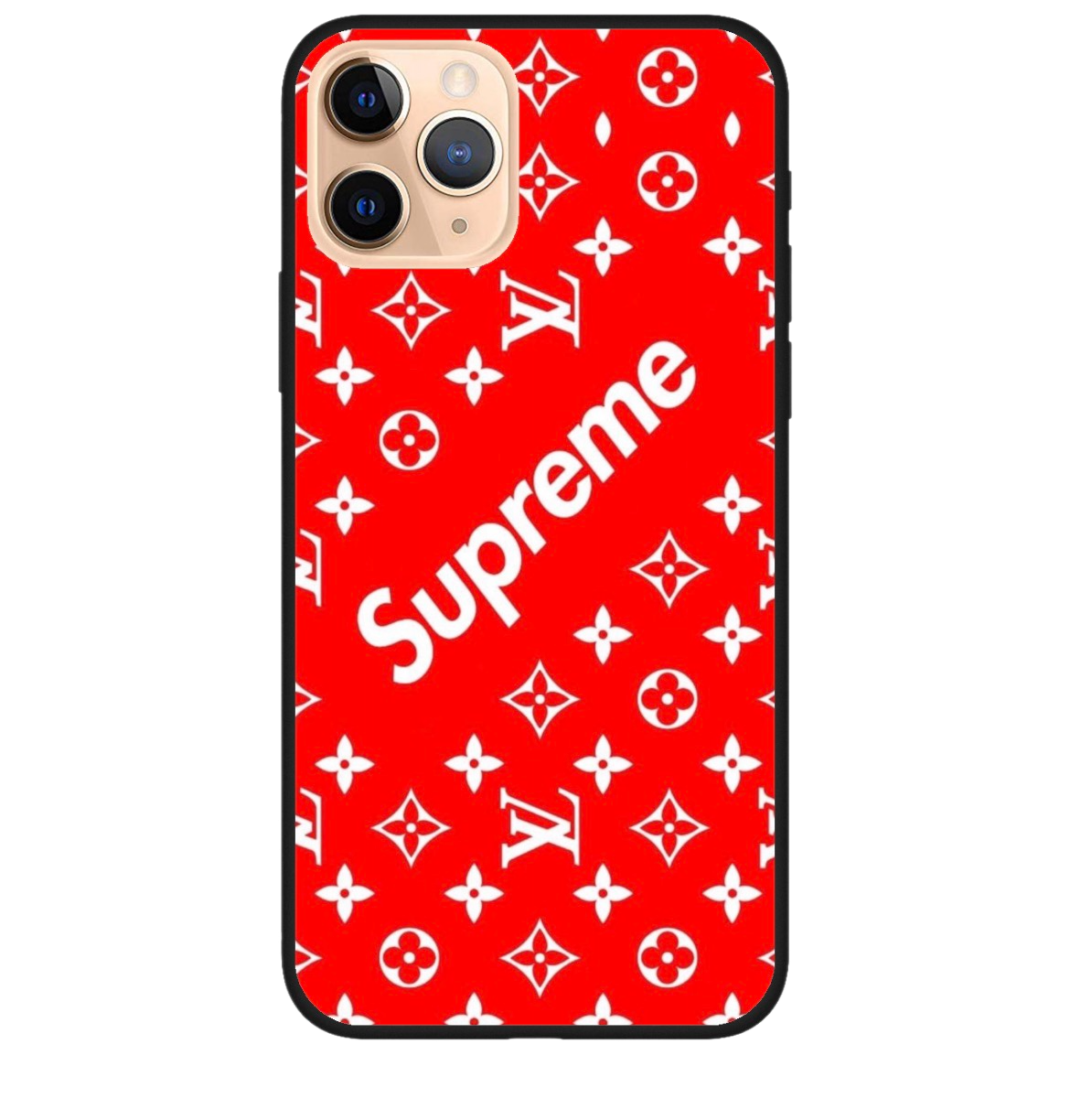 LV Bape iPhone 11 Clear Case